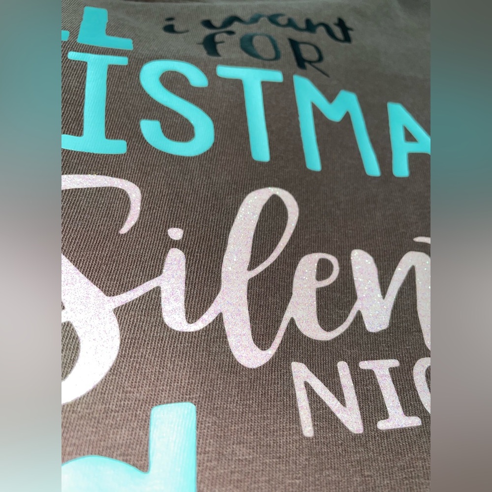 Comfort Colors Brown Long Sleeve Tee with Festive Graphic - Picture 6 of 6